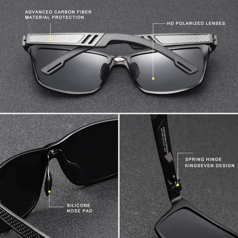 Model # N7181F Aluminum Square Sports Polarized Mirror