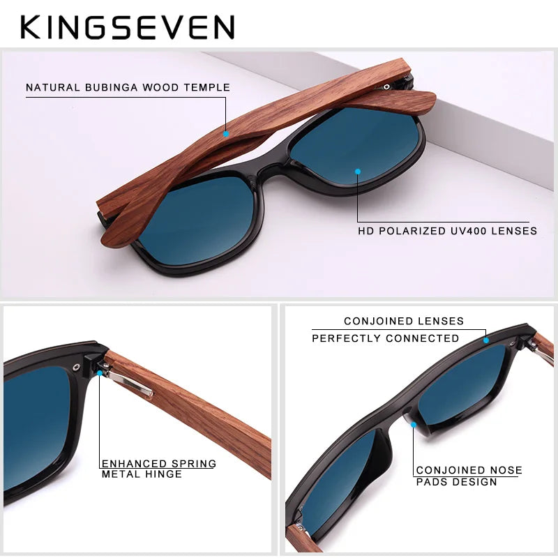 Model # B-5504 Natural Wooden Polarized UV400 Oculos De Sol Masculino