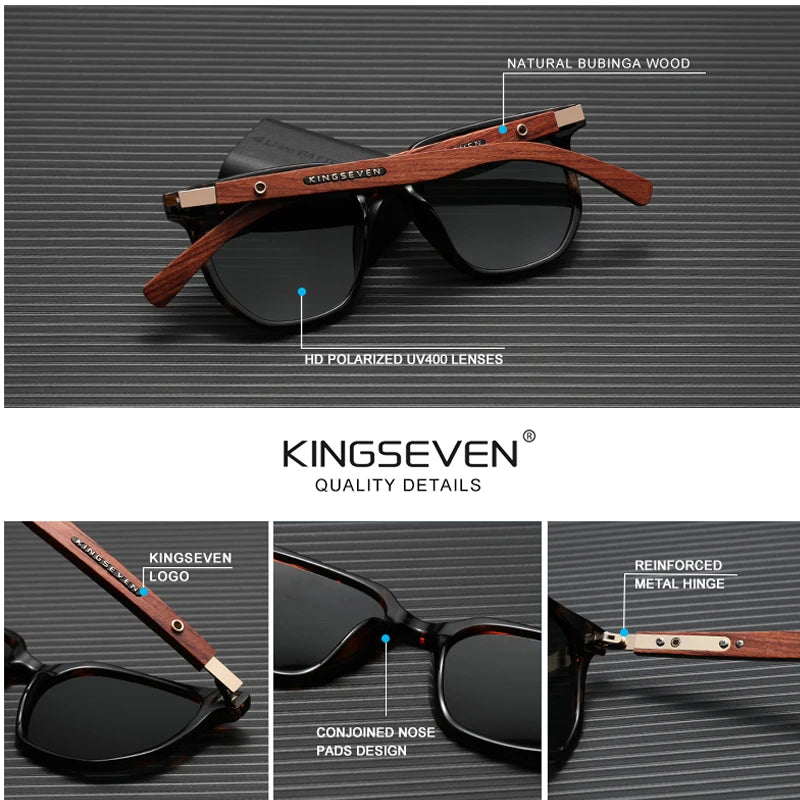 Model # B5528 (New 2025) Men's Retro Fashion Wooden Driving Oculos